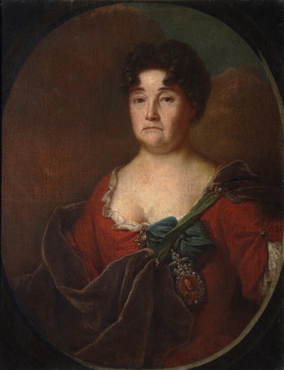 صورة للكونتيسة أناستازيا بتروفنا غوليتسينا 1665-1729 ، ني بروزوروفسكايا ، 1728 بواسطة أندريه ماتفييفيتش ماتفييف