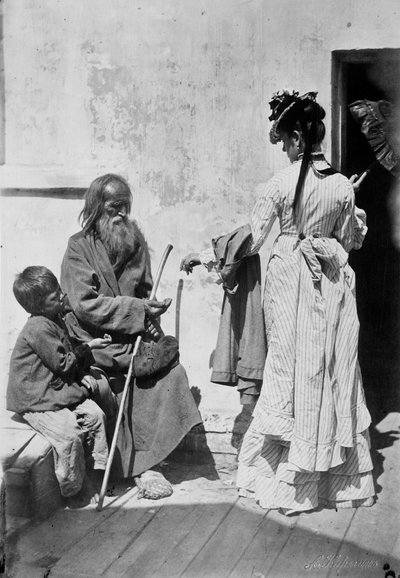 صدقة ، c1870-c1875. بواسطة أندريه أوسيبوفيتش كاريلين