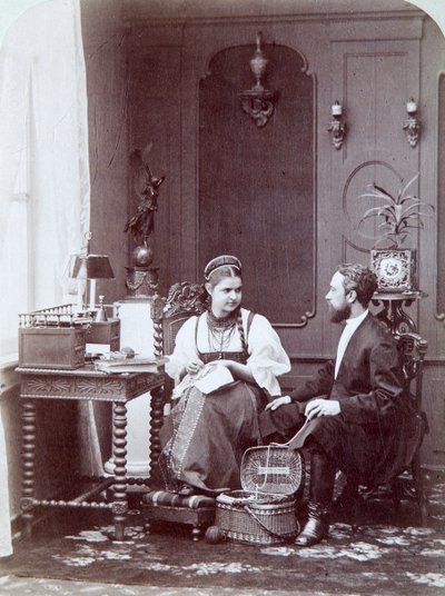 التركيب الروسي ، c1870s-c1880s. بواسطة أندريه أوسيبوفيتش كاريلين