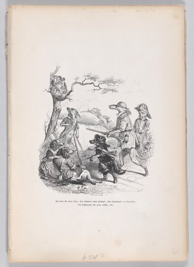 بدلاً من كل هذا ... من مشاهد من الحياة الخاصة والعامة للحيوانات ، كاليفورنيا ... ، كاليفورنيا. 1837-47. بواسطة أندرو بست ليلوار