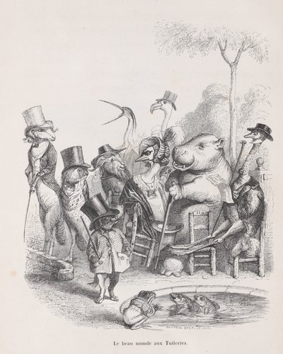 عالم التويلري الجميل من مشاهد من الحياة الخاصة والعامة في ... ، كاليفورنيا. 1837-47. بواسطة أندرو بست ليلوار