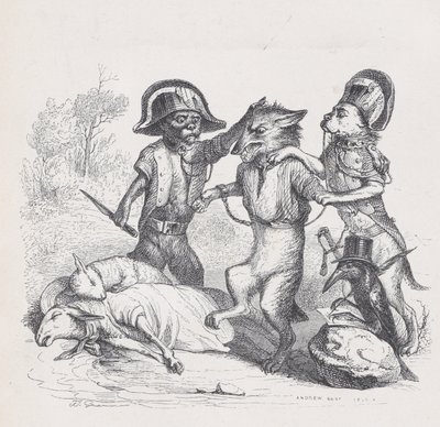 مؤلف هذا الهجوم هو ذئب صغير حساس من مشاهد من الجندي ... ، كاليفورنيا. 1837-47. بواسطة أندرو بست ليلوار