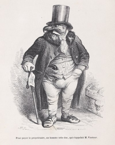 أن يدفع للمالك ، وهو رجل قاسٍ للغاية ، واسمه M. Vautour من مشاهد من ر ... ، كاليفورنيا. 1837-47. بواسطة أندرو بست ليلوار