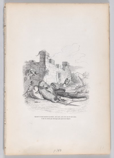 عندما كان نائما في الشمس ... من مشاهد من الحياة الخاصة والعامة ... ، كاليفورنيا. 1837-47. بواسطة أندرو بست ليلوار