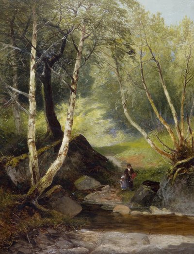 بين أشجار البتولا بواسطة أندرو برانديش هولت