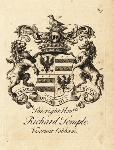 Coat of arms of the Right Honourable Richard Temple بواسطة أندرو جونستون