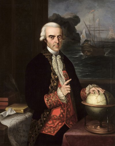 الرومانسية: صورة أنطونيو دي أولوا (1716-1795) بواسطة كورتيس أغيلار ، أندريس (1812-1879) ، حوالي 1856. زيت على قماش بواسطة Andrés Cortés y Aguilar