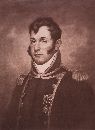 أوليفر هازارد بيري (ليثو) بواسطة حشيشة الملاك (Attr. To) Kauffmann