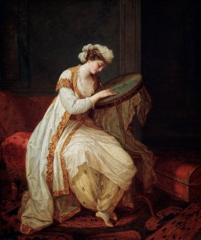 امرأة تركية ، 1773. بواسطة أنجليكا كوفمان
