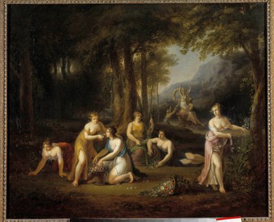 بلوتو يزيل لوحة بروسيربين بواسطة أنجليكا كوفمان (1740-1807) من القرن الثامن عشر. خافت 0،40 x 0،56 م متحف الجولات للفنون الجميلة بواسطة أنجليكا كوفمان