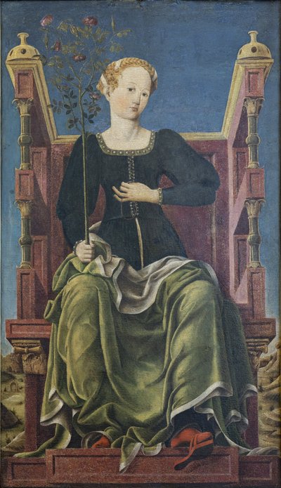 The Muse Erato ، حوالي 1455. بواسطة أنجيلو ماكاغنينو