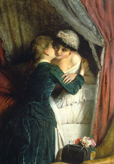 يوم الاسم لأنجيلو رومانيولي (1840 بعد 1897) ، زيت على قماش بواسطة أنجيلو رومانيولي