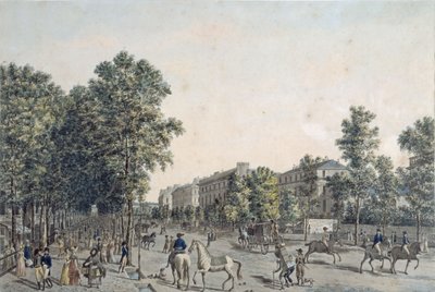 The Grands Boulevards عام 1804 بواسطة أنجيلو بعد غاربيزا