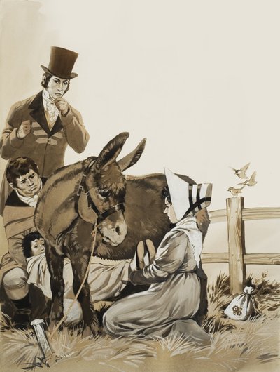 جون كونستابل (1776-1837) وعلاج السعال الديكي (غواش على ورق) بواسطة أنجوس ماكبرايد