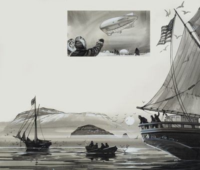 رولد أموندسن (1872-1928) (غواش على ورق) بواسطة أنجوس ماكبرايد