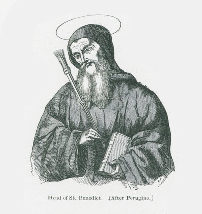 رأس القديس بنديكت (ليثو) بواسطة 