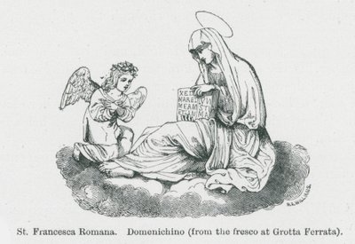 القديسة فرانشيسكا رومانا، دومينيكينو (ليثو) بواسطة 