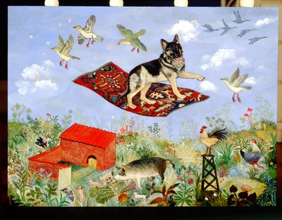 مطاردة السحب، 2010 (أكريليك) بواسطة 
