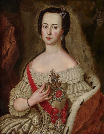 صورة الإمبراطورة كاثرين الثانية 1729-1796. بواسطة آنا روزينا ليسيفسكا