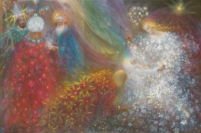 ولادة طفل، 2013 (زيت على كتان بلجيكي) بواسطة أنيل أنيليا بافلوفا