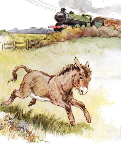 "تنين رهيب جاء يتصاعد" ، رسم توضيحي من كتاب Naughty Neddy الذي نشره توماس نيلسون أوند سونز ، عشرينيات القرن العشرين بواسطة آن أندرسون