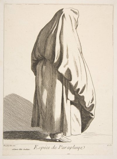 مظلة ، 1746. بواسطة آن كلود فيليب دي كايلس