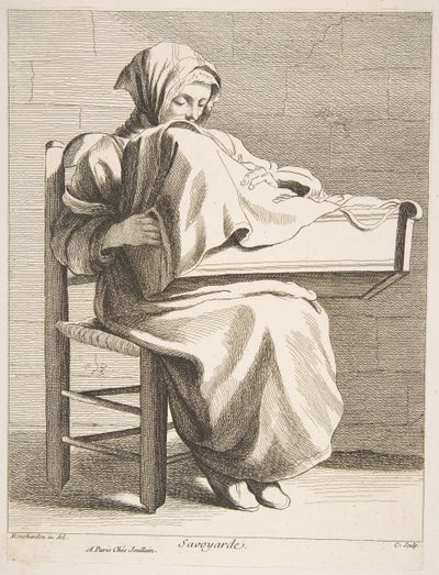 امرأة من سافوي ، 1737. بواسطة آن كلود فيليب دي كايلس