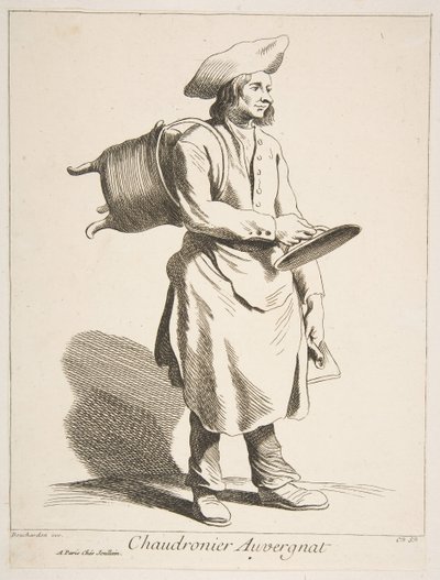 كوبر سميث من أوفرن ، 1737. بواسطة آن كلود فيليب دي كايلس