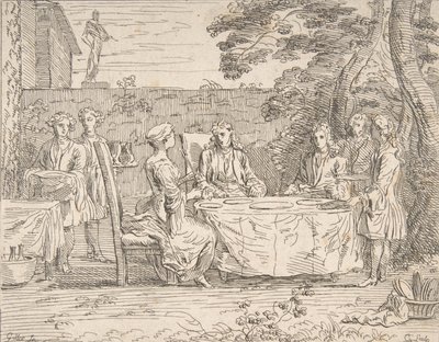 الوجبة المميزة 1725-1765. بواسطة آن كلود فيليب دي كايلس