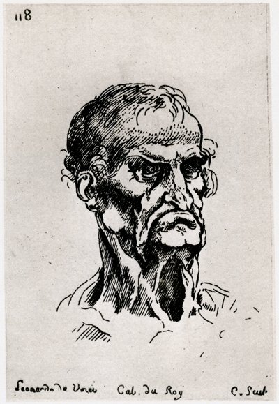 الرسم بعد ليوناردو دي فينشي ، c1710-1765 1924 بواسطة آن كلود فيليب دي كايلس