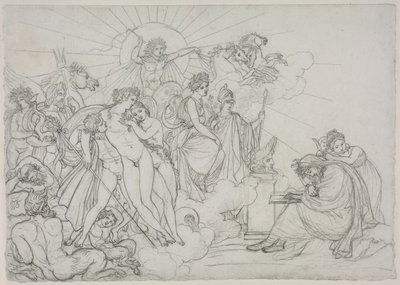 دعاء الآلهة الذين يرأسون الزراعة من "الجورجيين" لفيرجيل بواسطة Anne-Louis Girodet de Roucy-Trioson