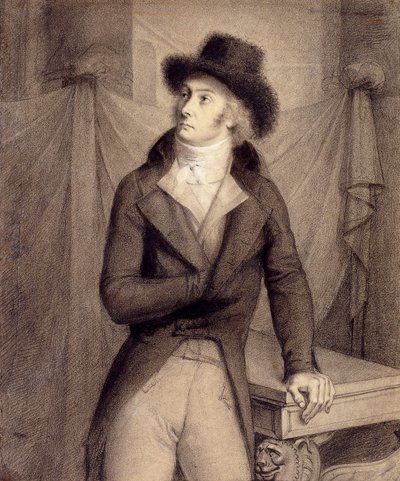 صورة لرجل ، يُزعم أنه بيير بول روجر كولارد بواسطة آن لويس جيروديت دي رويسي تريوسون