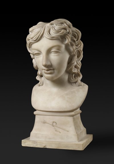 صورة تمثال نصفي للأمير هنري لوبوميرسكي في شخصية باخوس ، ج. 1787 (رخام كارارا) بواسطة Anne Seymour Damer