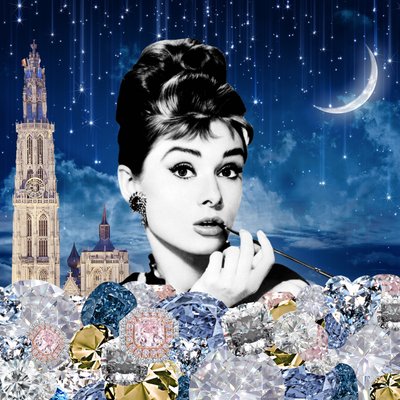 الإفطار في Antwerp ، 2018 ، Screenprint بواسطة إلغاء آن