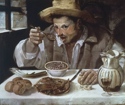 آكل الفاصوليا، لأنيبال كاراتشي (1560-1609) بواسطة أنيبال كاراتشي