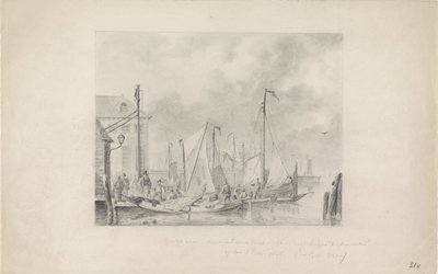 وصول اللاجئين إلى أمستردام قبل الطوفان ، 1825 بواسطة يوهانس كريستيان شوتل