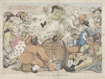 تبخير الكورسيكان 1813 Funcking الكورسيكان (العنوان على الكائن) بواسطة توماس رولاندسون