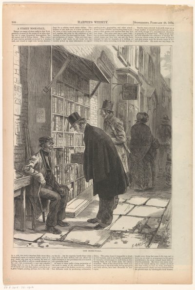 Boekenkraam في نيويورك كشك الكتاب بواسطة مجهول