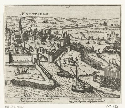 يغزو بوسو روتردام ، 1572 بواسطة مجهول