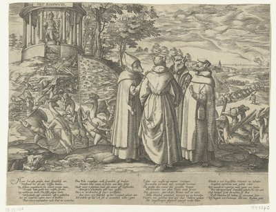 The Geese Chase the Foxes ، ج .1572 بواسطة مجهول