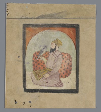 رجل هندوسي له صقر بواسطة مجهول