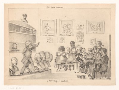 إفرنولوجي صلصة رأس العجل والدماغ / محاضرة Phrenological (العنوان على الكائن) بواسطة هنري الكين (أنا)