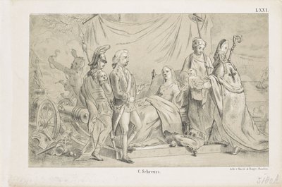 ولادة الأمير ويليم فريدريك جورج ، الملك فيليم الثاني لاحقًا ، 1792 بواسطة إمريك وبينجر