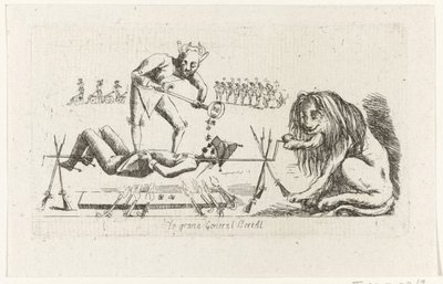 الجنرال بيرتاي على البصق لو جراند الجنرال بيرتال (العنوان على الكائن) ثورة برابانت ، 1787-1790 (عنوان المسلسل) بواسطة مجهول
