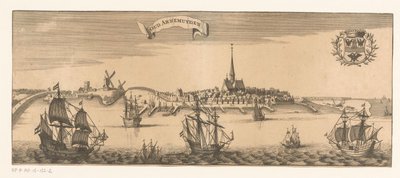 منظر لـ Old Arnemuiden Old Arnemuyden (العنوان على الكائن) بواسطة يوهانس ميرتنز (ربما)