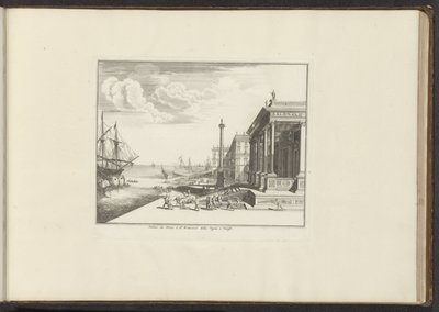 منظر من Palazzo del Nunzio Ponteficio في البندقية Palais du Nonce à St. Francesco della Vigna à Venise (العنوان على الكائن) القصور والآثار في البندقية وليفورنو ونابولي وروما (عنوان السلسلة) بواسطة ملكيور كوزيل (الأول) (ربما)