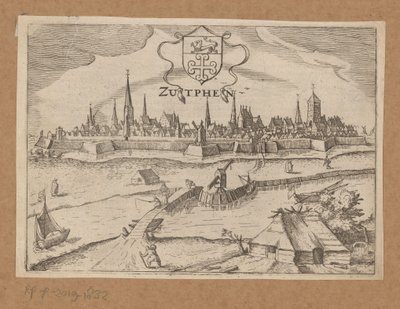 منظر لـ Zutphen من الجانب الآخر من IJssel Zutphen (العنوان على الكائن) بواسطة جان جانز.