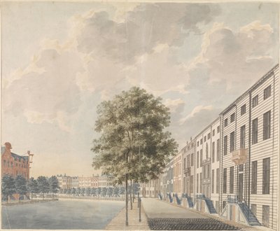 منظر من Herengracht في Spiegelstraat بواسطة جوهان تيلر