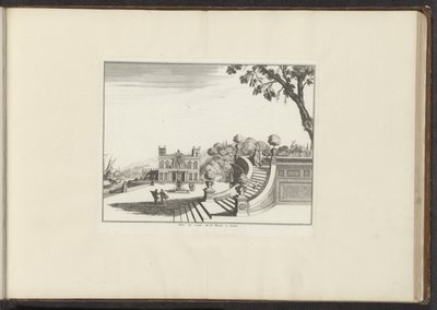 منظر لقصر في ليفورنو Palais du Grand duc de Florence à Livorne (العنوان على الكائن) القصور والمعالم الأثرية في البندقية وليفورنو ونابولي وروما (عنوان السلسلة) بواسطة ملكيور كوزيل (الأول) (ربما)