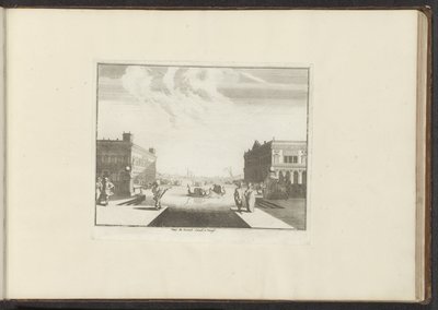 منظر للقناة الكبرى في البندقية Vue du Grand Canal à Venise (العنوان على الكائن) القصور والمعالم الأثرية في البندقية وليفورنو ونابولي وروما (عنوان السلسلة) بواسطة ملكيور كوزيل (الأول) (ربما)